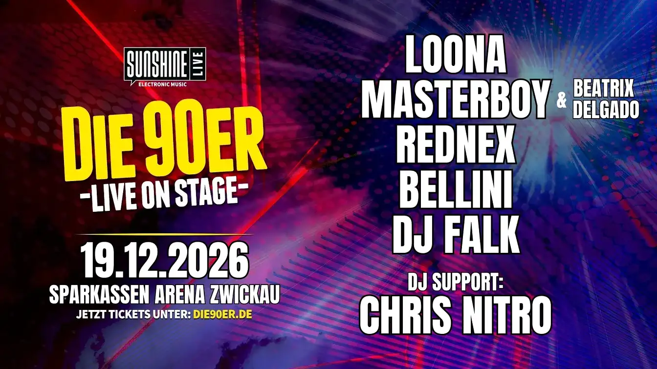 Sunshine Live - Die 90er - Live on Stage