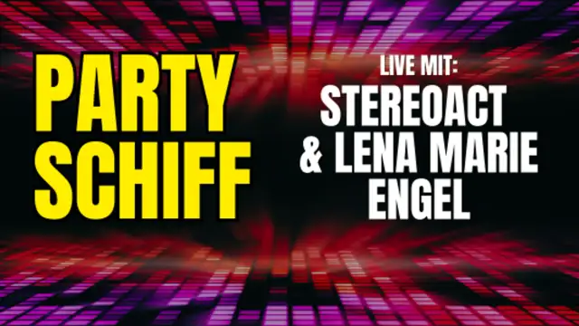 Partyschiff mit Stereoact