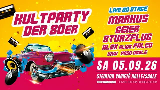Kultparty der 80er